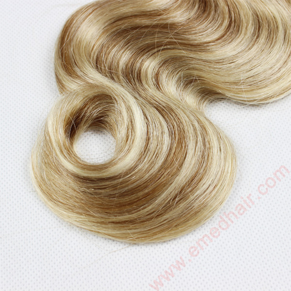 Piano color body wave hair weft XS017